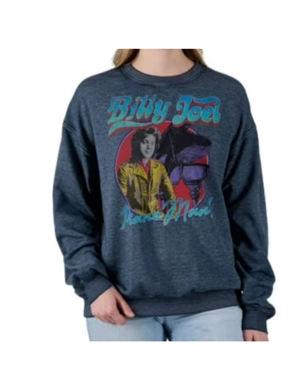 NWT Licensed Women's Graphic Sweatshirt, Billy Joel - Small